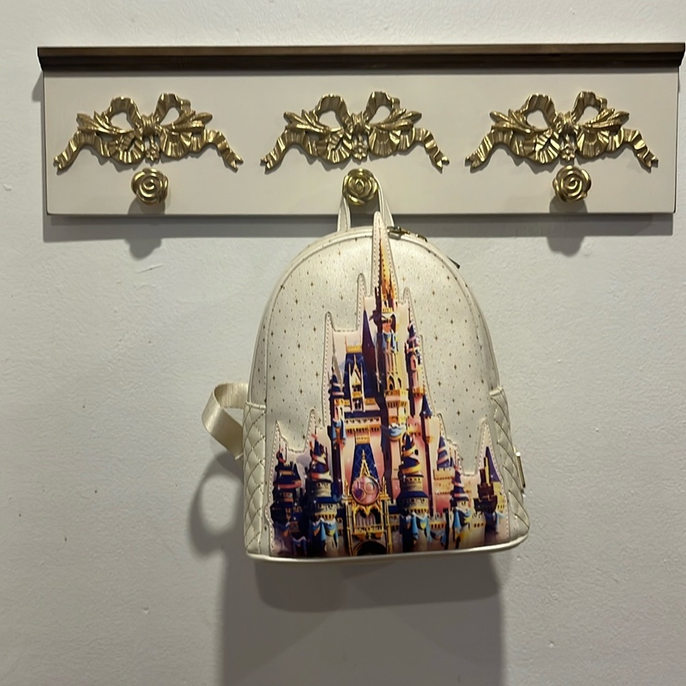 NWT Disney 50th Anniversary Cinderella Castle Loungefly
